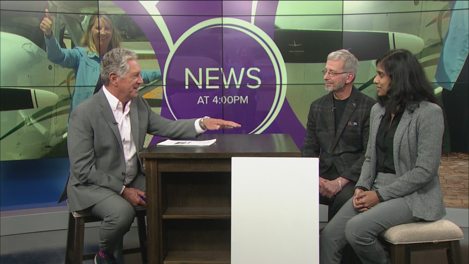 Mike Franceus and Sigma Kar talked with Dan Cummins from WTOL news about the Debbie Franceus Memorial Aviation Foundation's work to train women pilots.